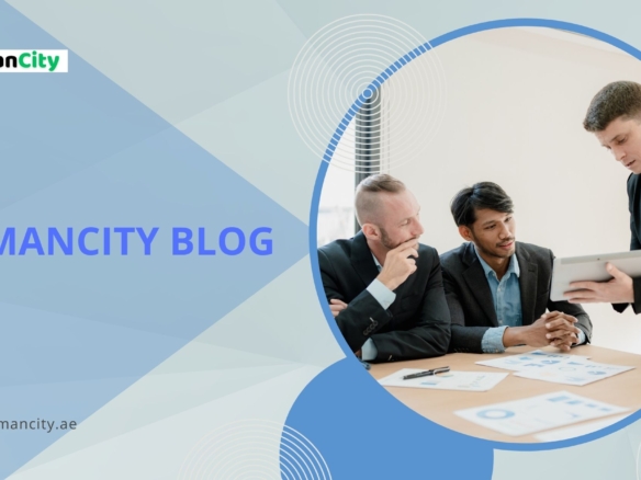 Blue Monochrome Photocentric Business Blog Banner